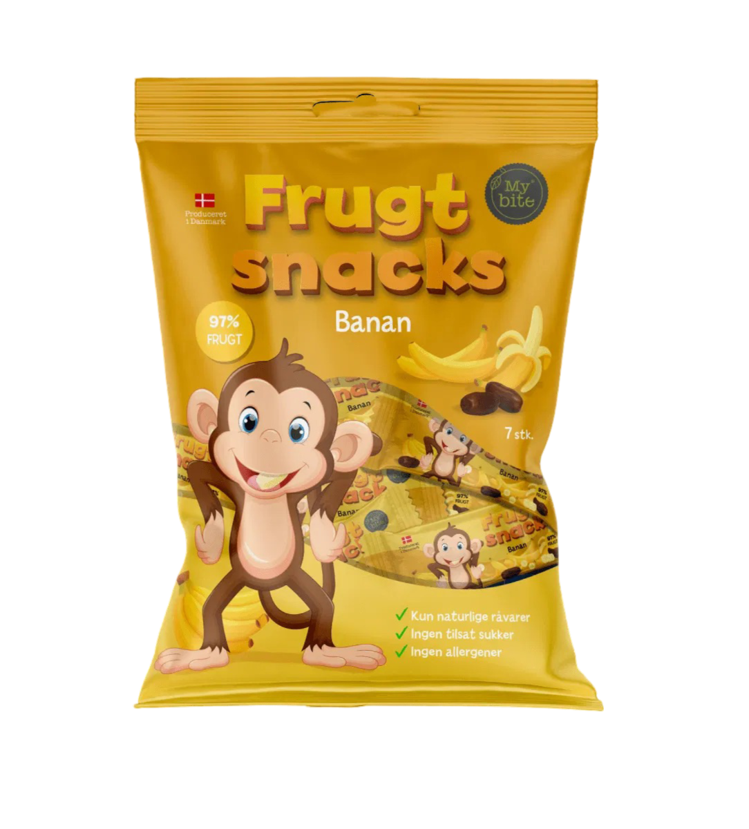 Frukt Snacks Mybite Banan 36 x 100 g
